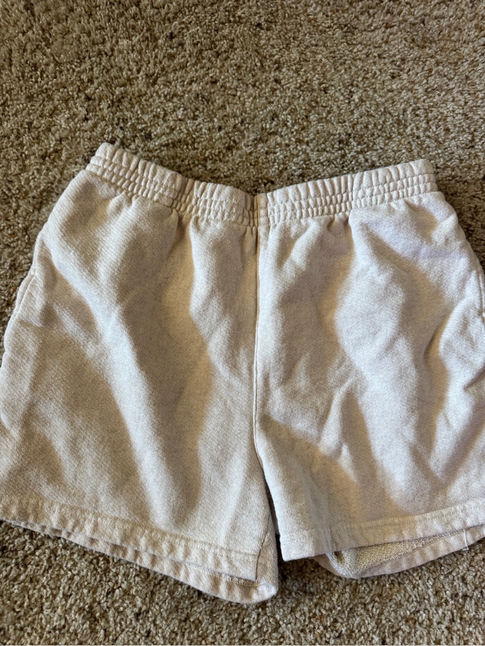 Brandy Melville Cream/oatmeal Terry Shorts